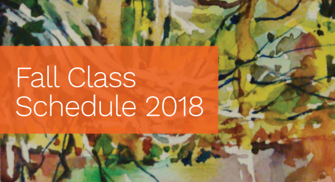 Fall 2018 Classes are open for registration!