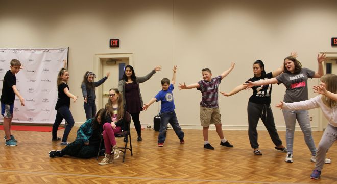 Alice in Wonderland, Jr. Rehearsals